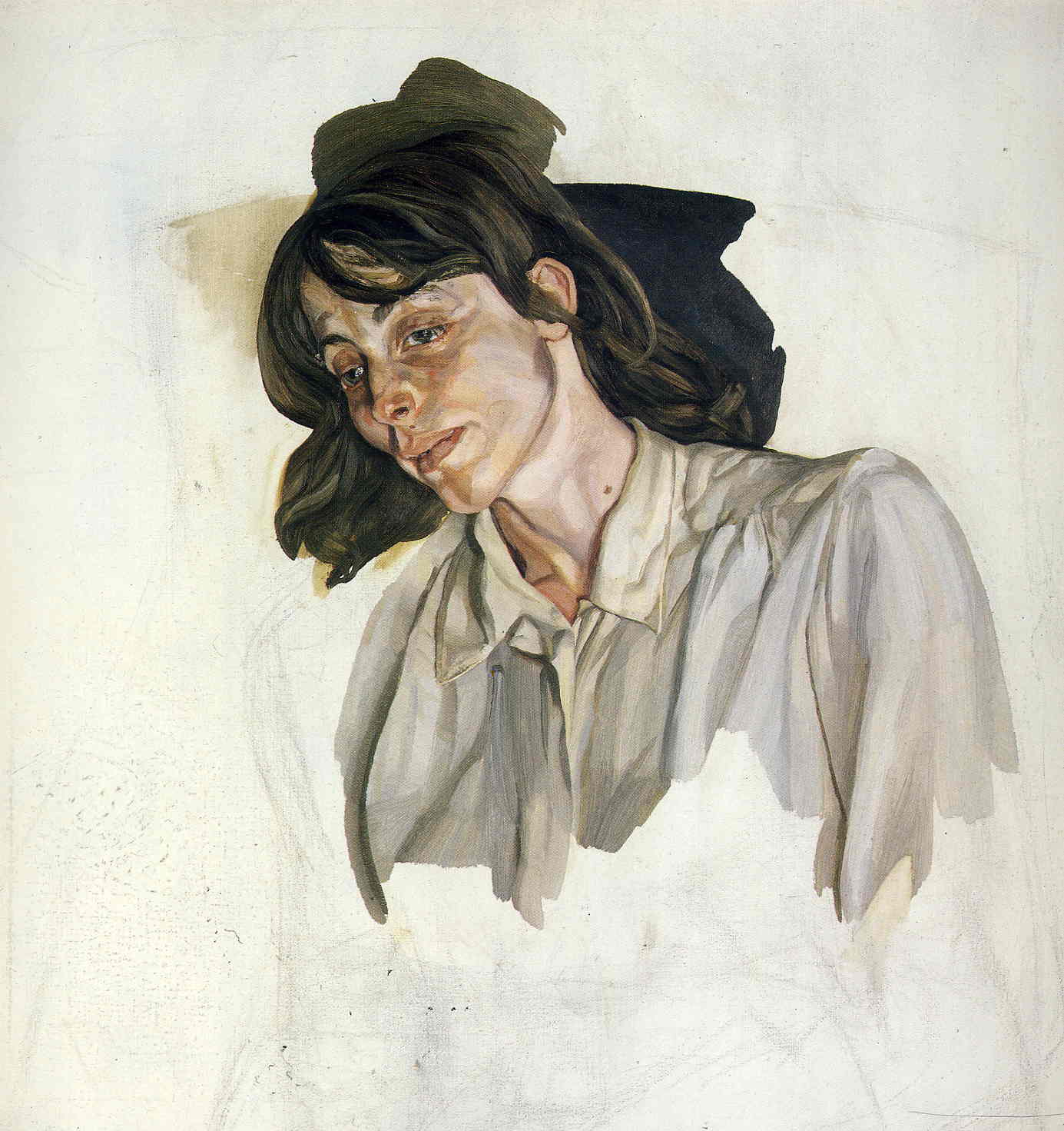 Final Portrait, 1976 - 1977 - Lucian Freud - WikiArt.org