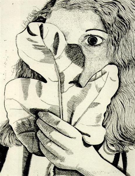 Девушка с фиговым листком, 1948 - Люсьен Фрейд
