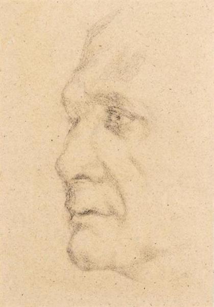 Portrait of Stephen Spender, 1940 - 盧西安‧佛洛伊德