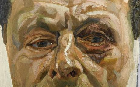 Self-Portrait with Black Eye, c.1978 - Lucian Freud