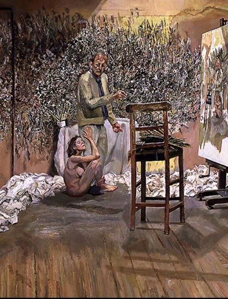 The Painter Surprised by a Naked Admirer, 2004 - 2005 - Lucian Freud