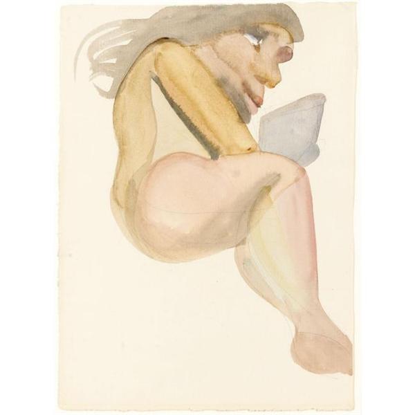 Young Girl Resting, 1960 - Луціан Фройд