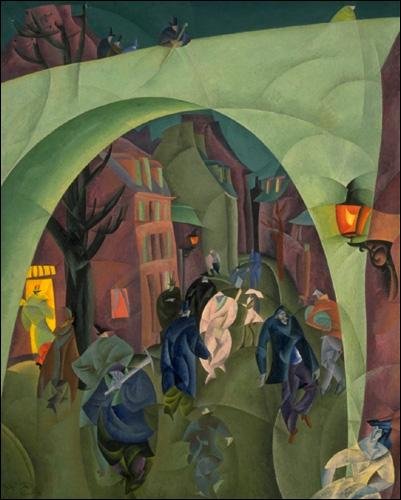 The Green Bridge II, 1916 - Ліонель Фейнінгер
