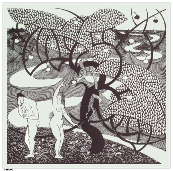 Fall of man, 1920 - Мауриц Корнелис Эшер