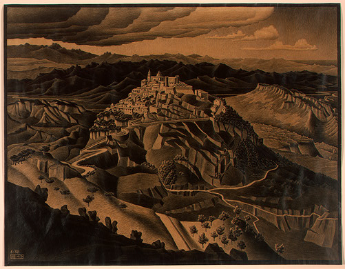 Italian Town, 1932 - M.C. Escher