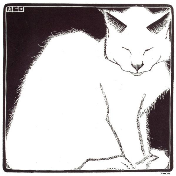 Біла кішка І, 1919 - Мауріц Корнеліс Ешер