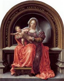The Virgin and Child - Jan Gossaert