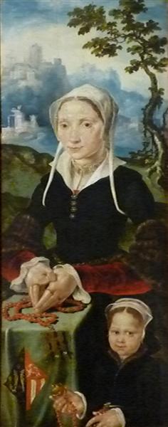 Portrait of donor, c.1560 - Мартен ван Хемскерк