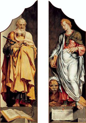 The prophets Ezekiel and Daniel, 1560 - Мартен ван Гемскерк