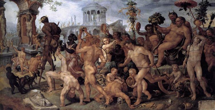 The Triumphal Procession of Bacchus, c.1536 - Maerten van Heemskerck