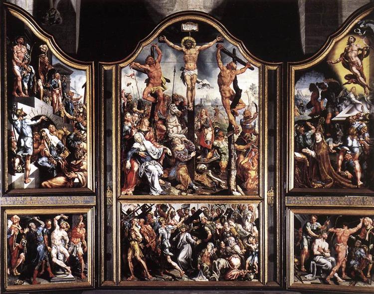 Triptych - Мартен ван Гемскерк