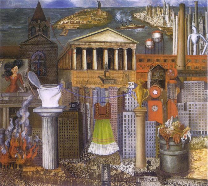 My Dress Hangs There, 1933 - Frida Kahlo