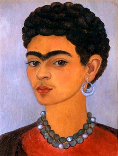 Self Portrait with Curly Hair, 1935 - Frida Kahlo