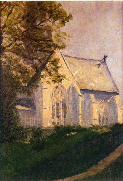 Церква в Бленвілі, 1902 - Марсель Дюшан