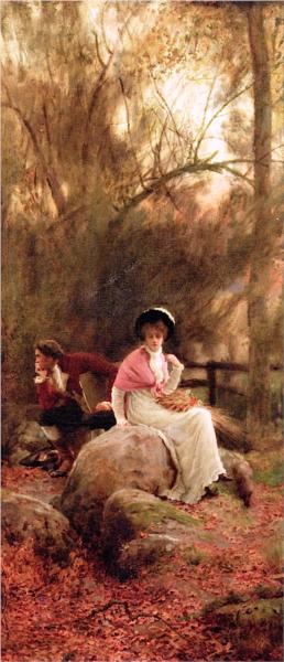 A Lovers' Spat, 1884 - Маркус Стоун