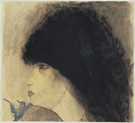 Girl's Head, 1918 - Марі Лорансен