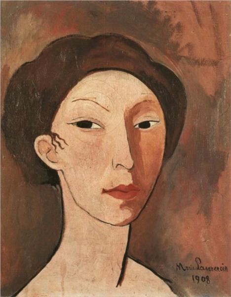 Self-Portrait, 1908 - 瑪麗·羅蘭珊