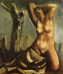 Nude with tree - Mario Sironi