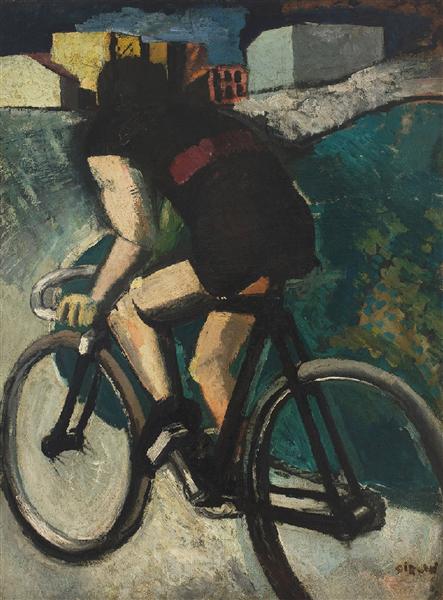The Cyclist, 1916 - Mario Sironi