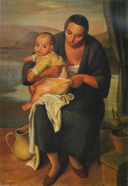 Madonna col Bambino, 1924 - Mario Tozzi