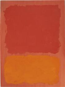 Untitled (Red and Orange on Salmon) - Mark Rothko