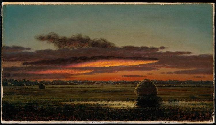 Coucher de soleil sur les marais, 1904 - Martin Johnson Heade