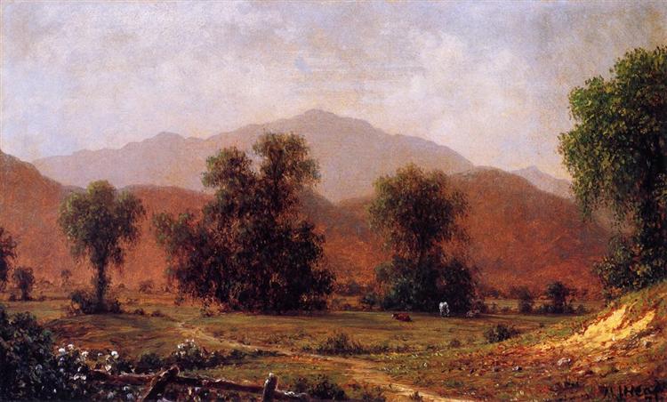 White Mountain Landscape, Mount Washington, 1871 - Мартин Джонсон Хед