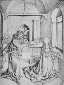 Annunciation - Martin Schongauer