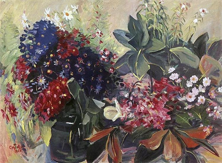 Anniversary flowers, 1955 - Мартірос Сар'ян