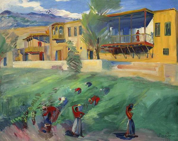 Gathering of grapes, 1933 - 马尔季罗斯·萨良