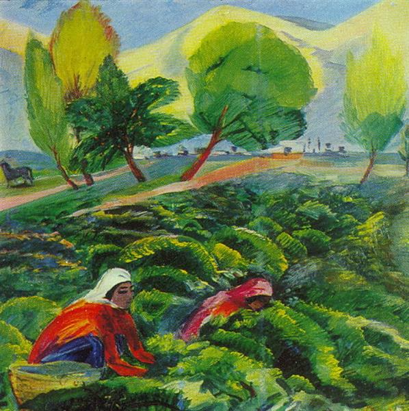 Gathering of grapes, 1935 - Мартірос Сар'ян
