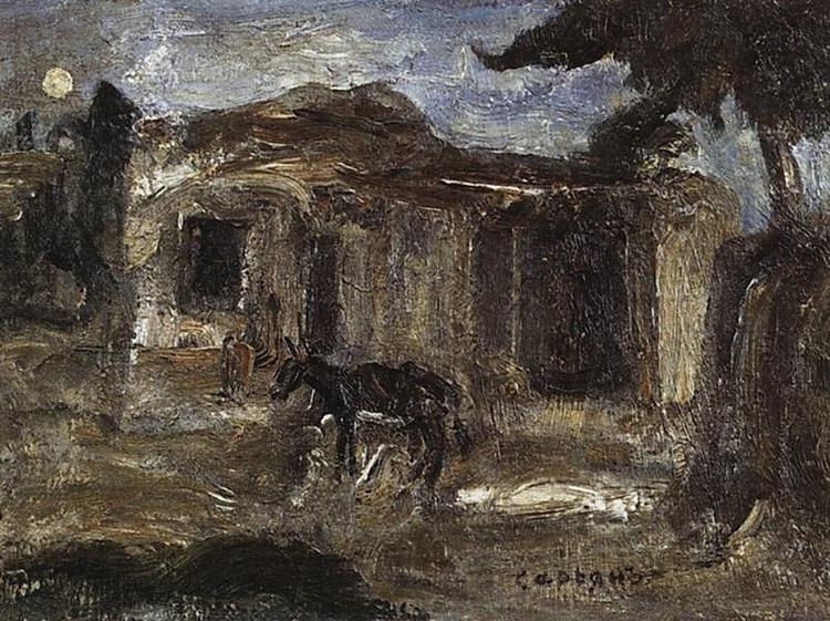 In armenian village, 1901 - Мартирос Сарьян