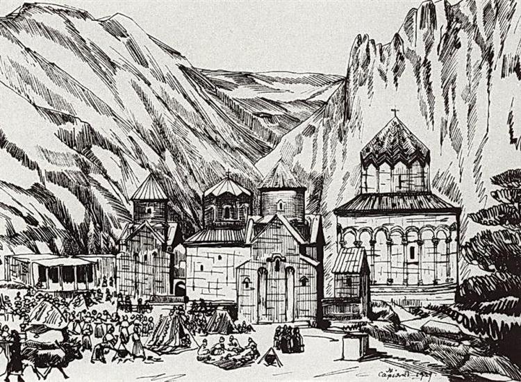 Pilgrimage, 1929 - Martiros Sarian