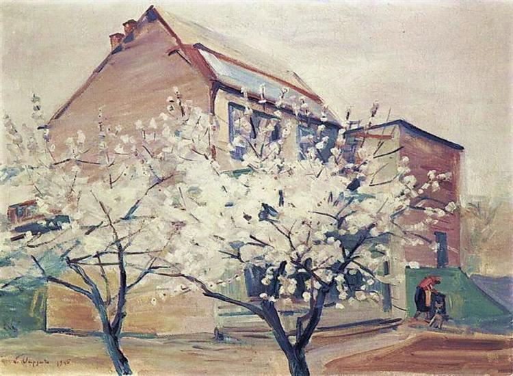 Spring in my garden, 1945 - Мартірос Сар'ян