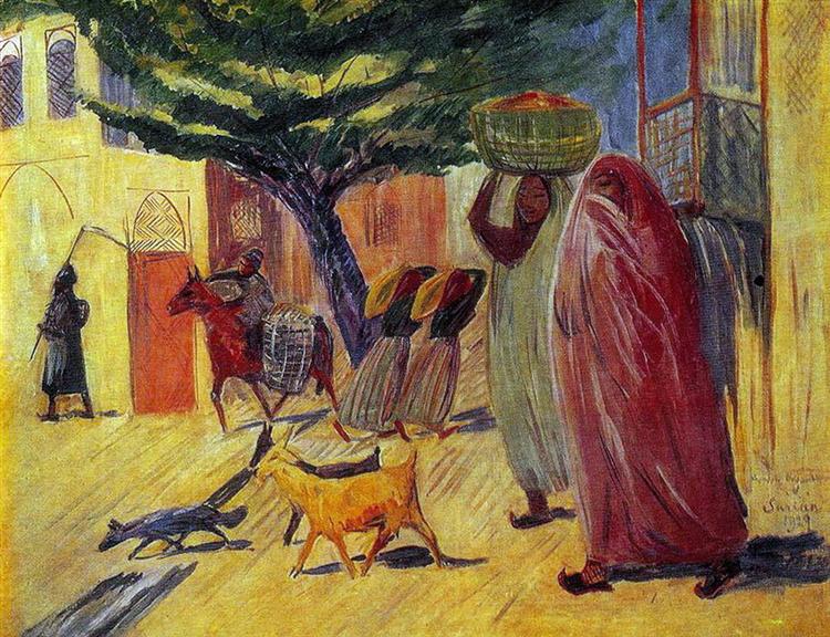 The street, 1929 - Мартірос Сар'ян