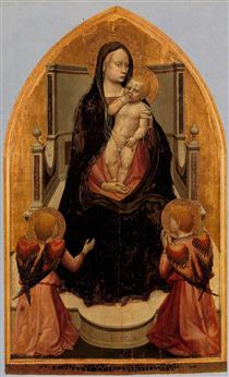 San Giovenale Triptych. Central panel - 馬薩喬