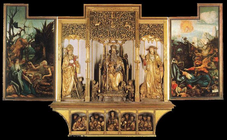 Isenheim Altarpiece (third view), c.1515 - Матиас Грюневальд