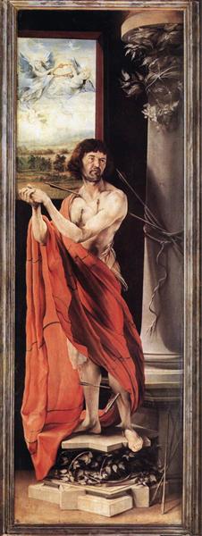 St. Sebastian, c.1515 - Матиас Грюневальд