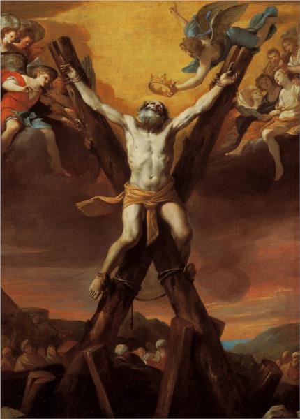 The Crucifixion of Saint Andrew, 1651 - Маттіа Преті