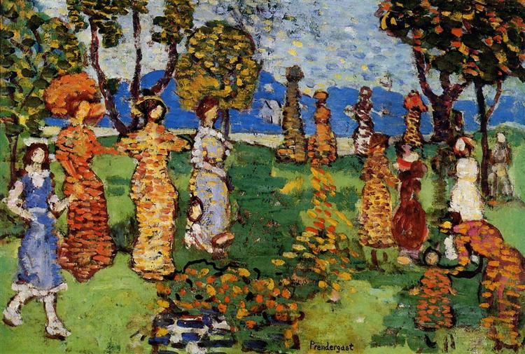 A Day in the Country, c.1914 - c.1915 - Maurice Prendergast