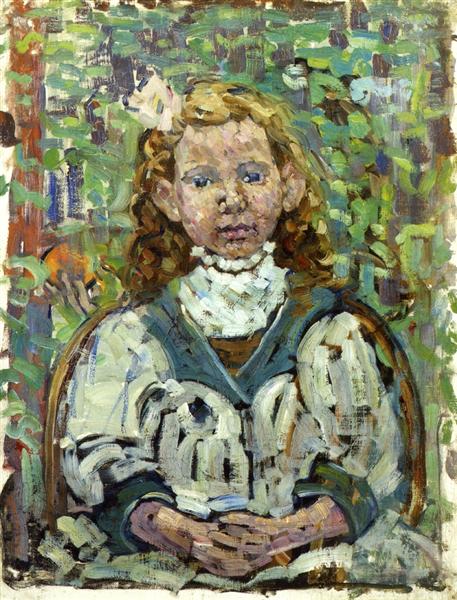 Seated Girl, c.1910 - c.1913 - Морис Прендергаст