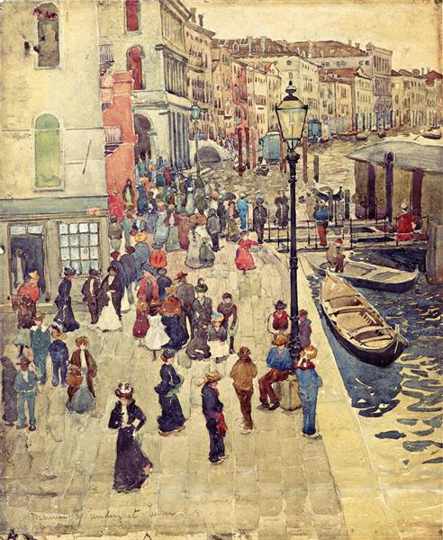 Venice, 1898 - Морис Прендергаст