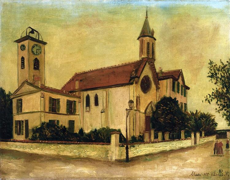 Beaulieu Church - Морис Утрилло
