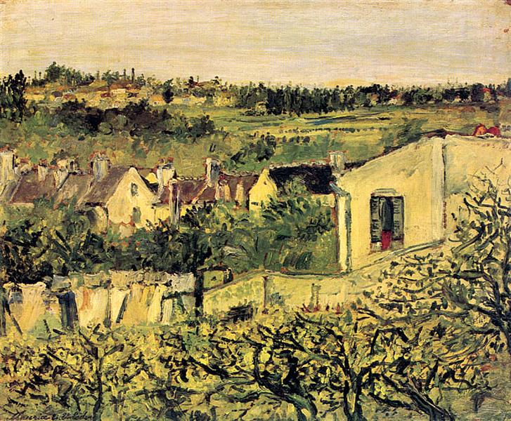 La Butte Pinson - Maurice Utrillo