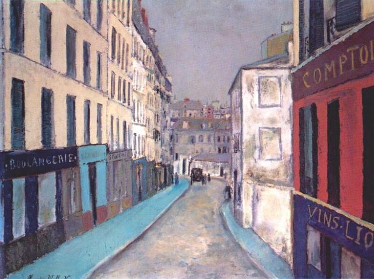Marcadet street - Maurice Utrillo