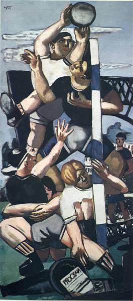 Rugby players, 1929 - Макс Бекман