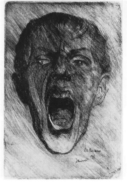 Self-portrait, 1901 - 馬克斯·貝克曼