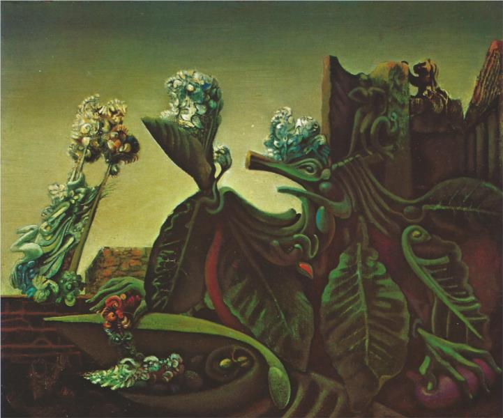 Landscape with Wheat Germ, 1936 - Макс Эрнст