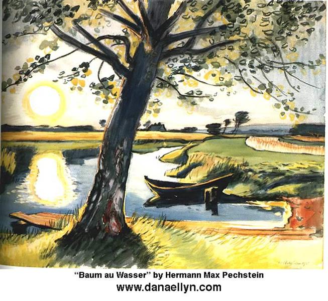 Tree at the water - Макс Пехштейн