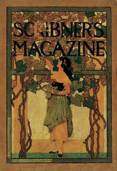 A Grape Gatherer (Scribner's Magazine cover) - Maxfield Parrish